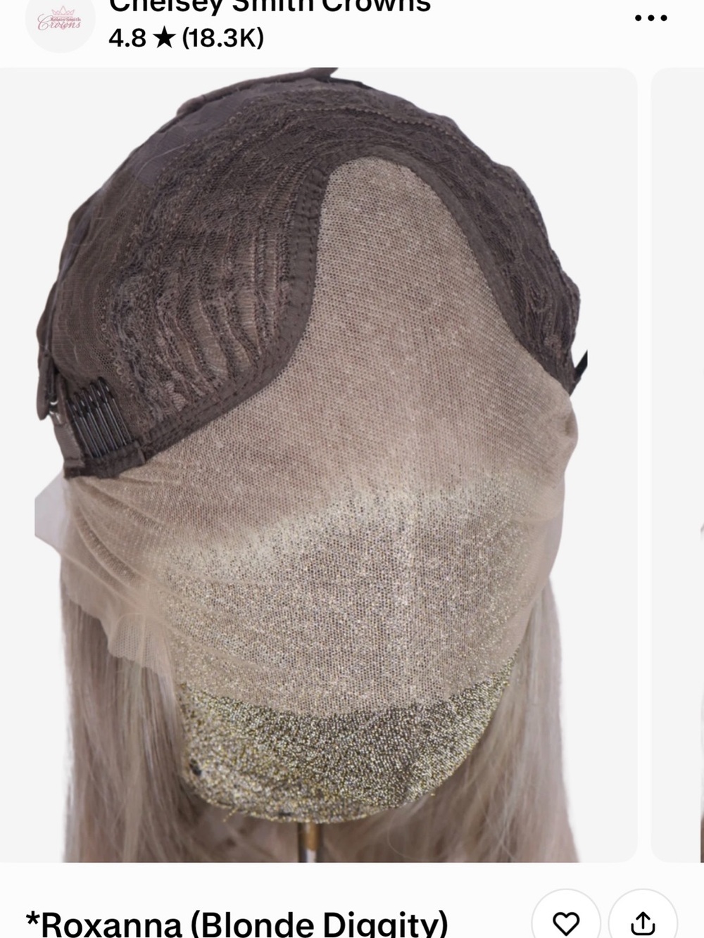 Roxanna Wavy Women's Wig - Blonde Diggity.   Chelsey Smith Crowns ROXANNA - Picture 3 of 11
